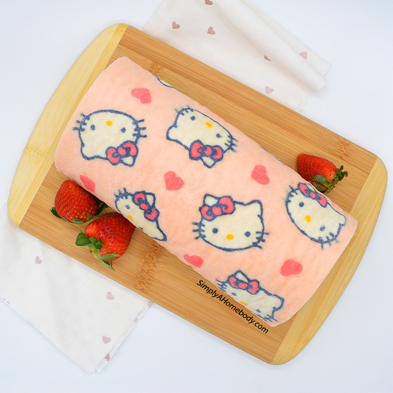 Hello Kitty Cake Roll- Top