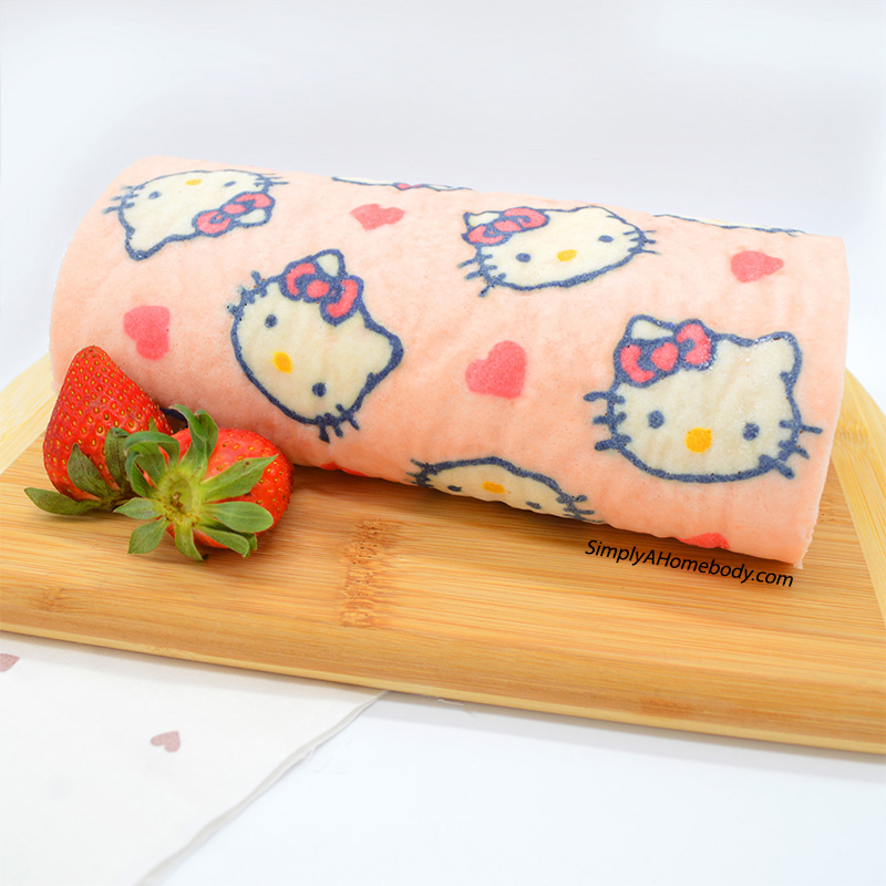 Hello Kitty Cake Roll- Side
