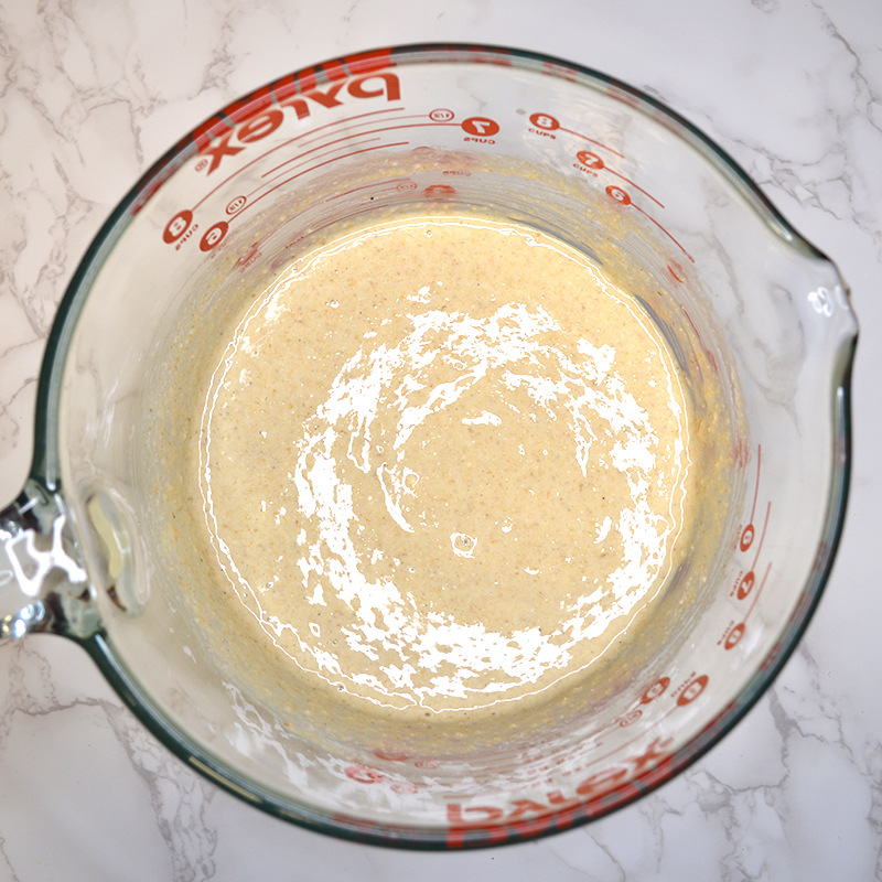 adding dry ingredients