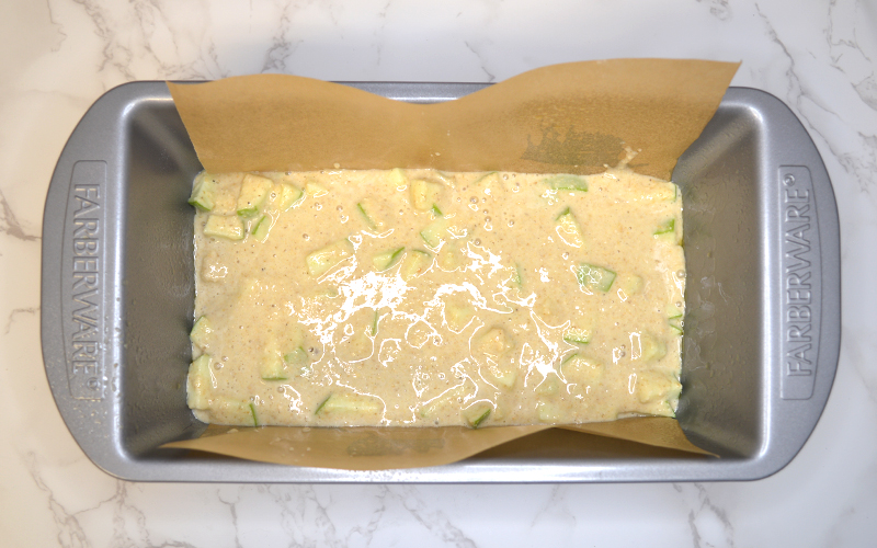cinnamon apple bread - layer 1