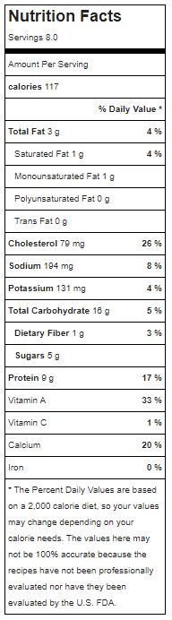 Matcha Mille Crape Nutrition