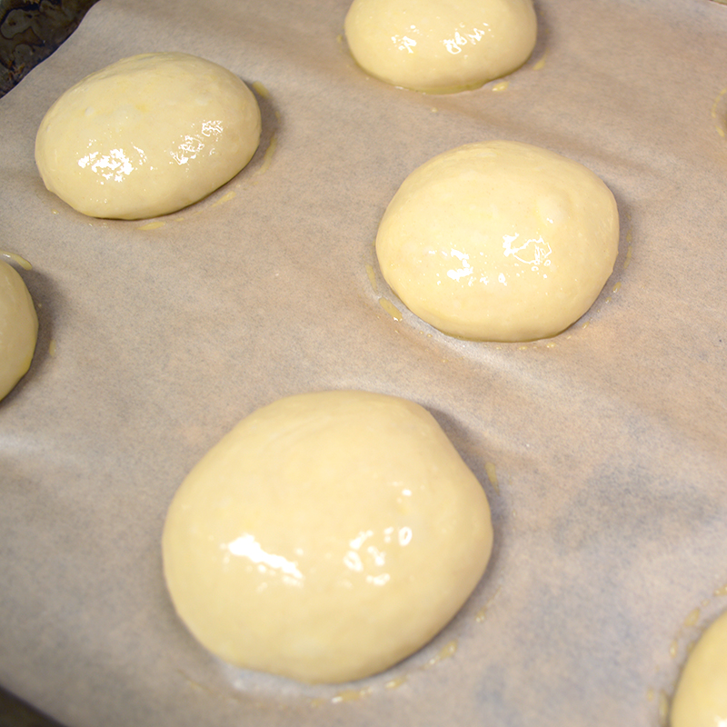 egg washed dough