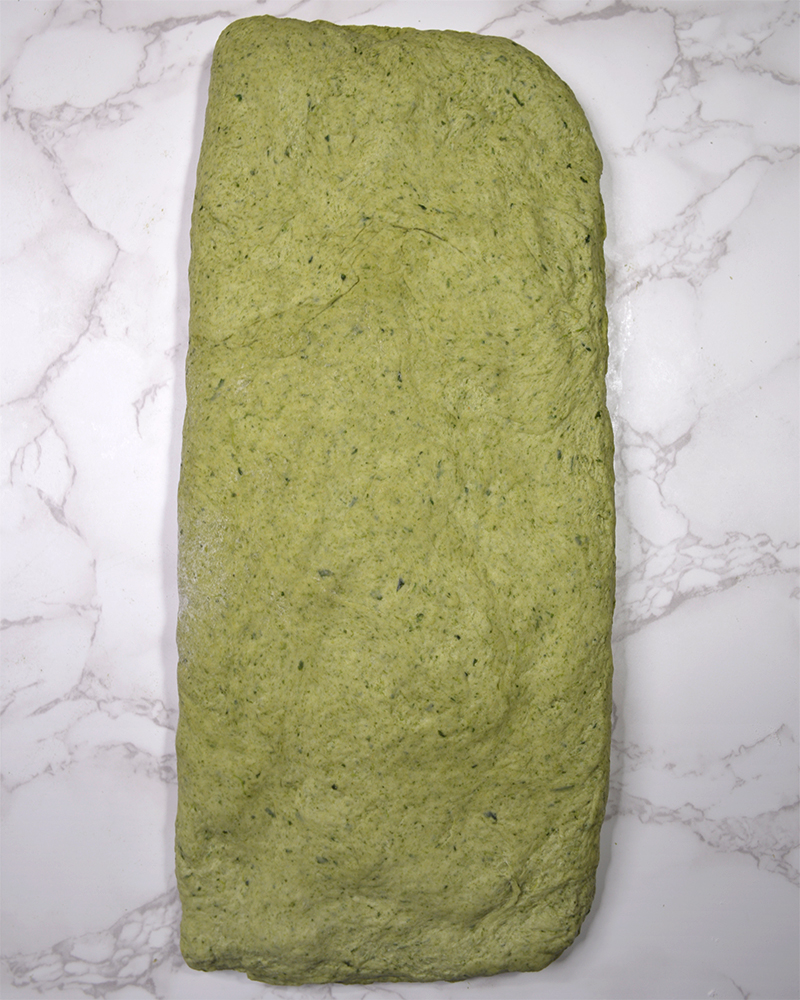 Folded Spinach Dough