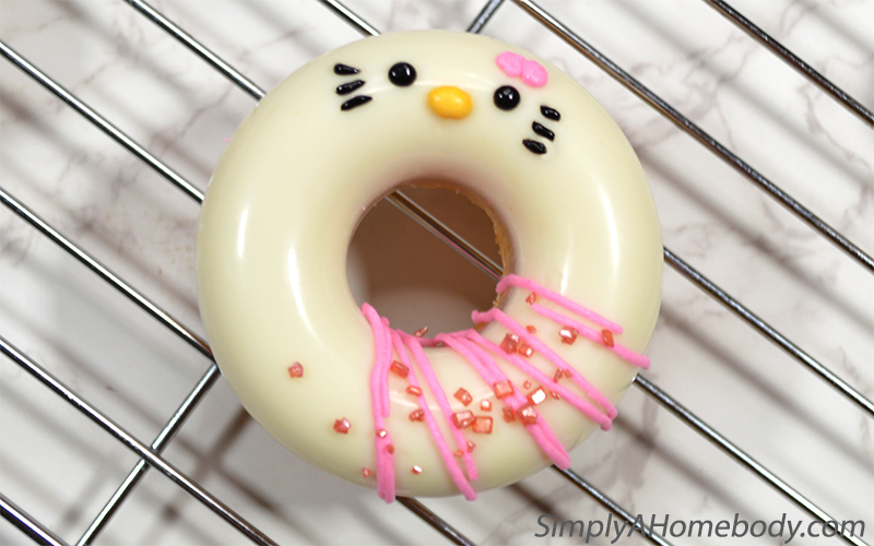 Baked Mochi Donuts - Rilakkuma & Hello Kitty - Simply A Homebody