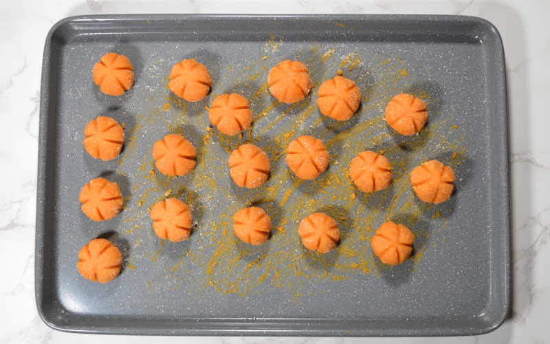 Coated with granulated sugar