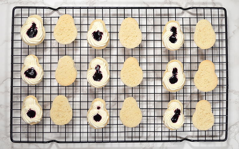 Fill with Blueberry Jam