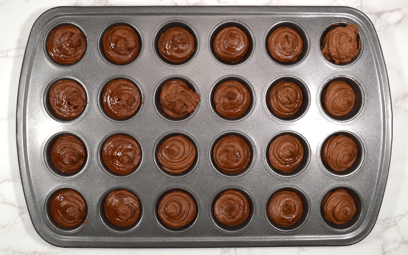 Bailey's Brownie Batter in a pan