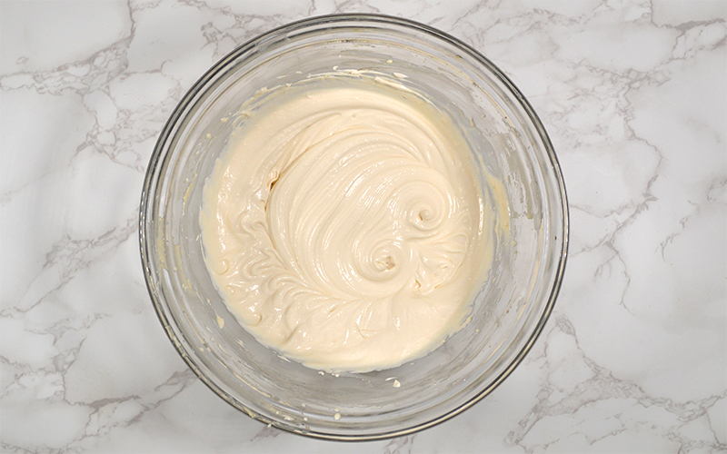 Filling for Bailey's mini cheesecake cups